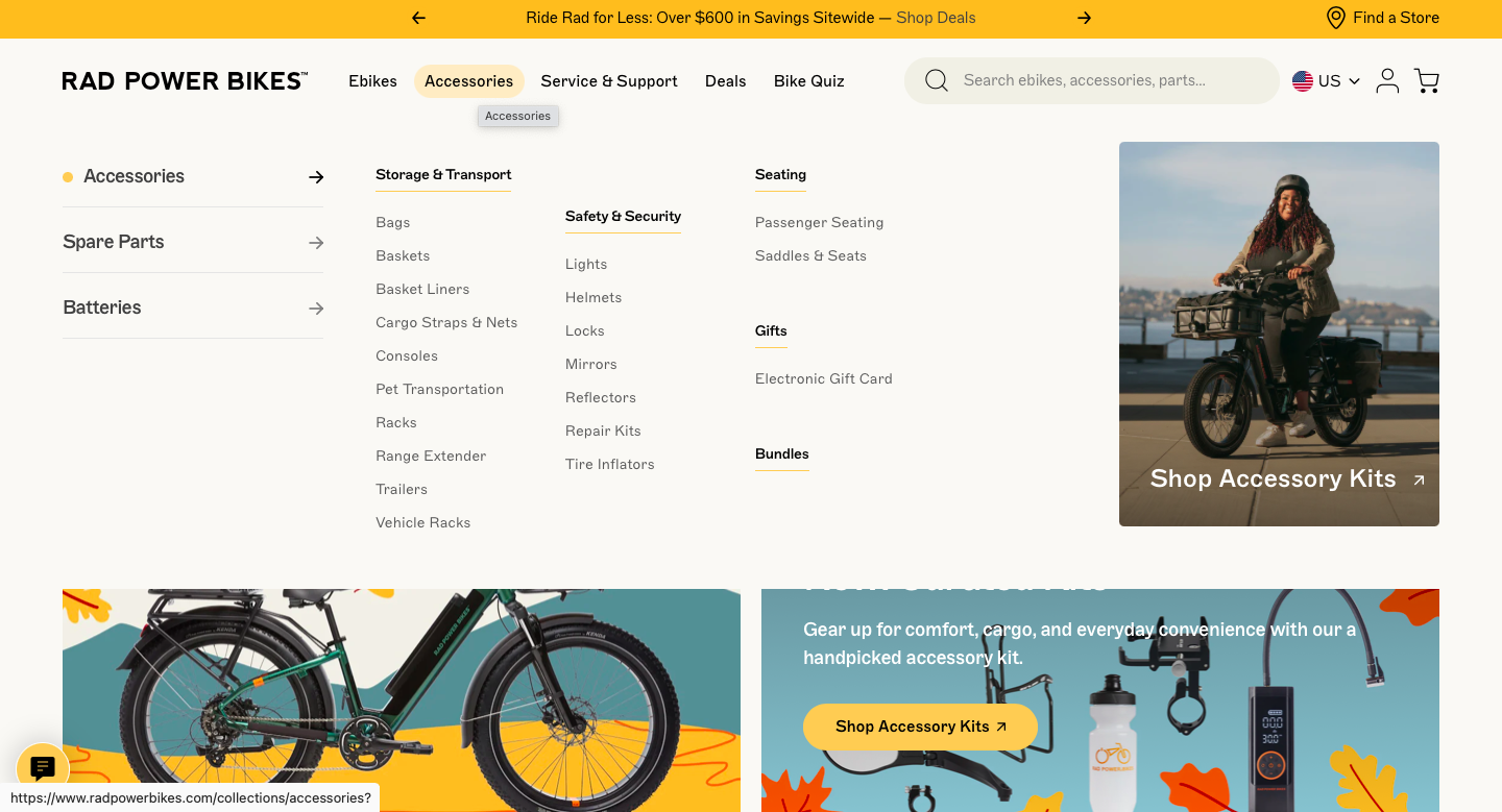 Ecommerce Store for Bikes & Accessories