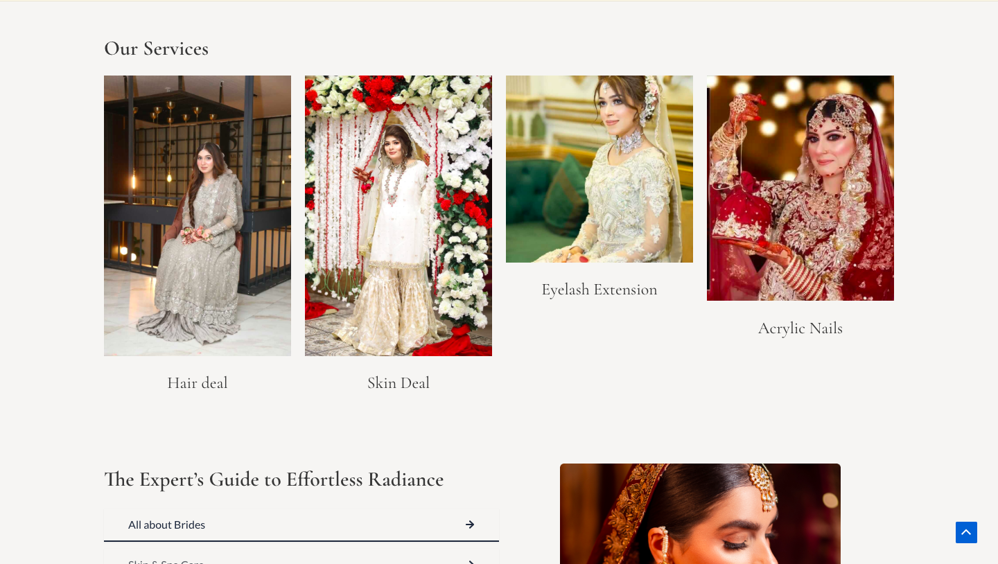 Website for Beauty & Hair Services